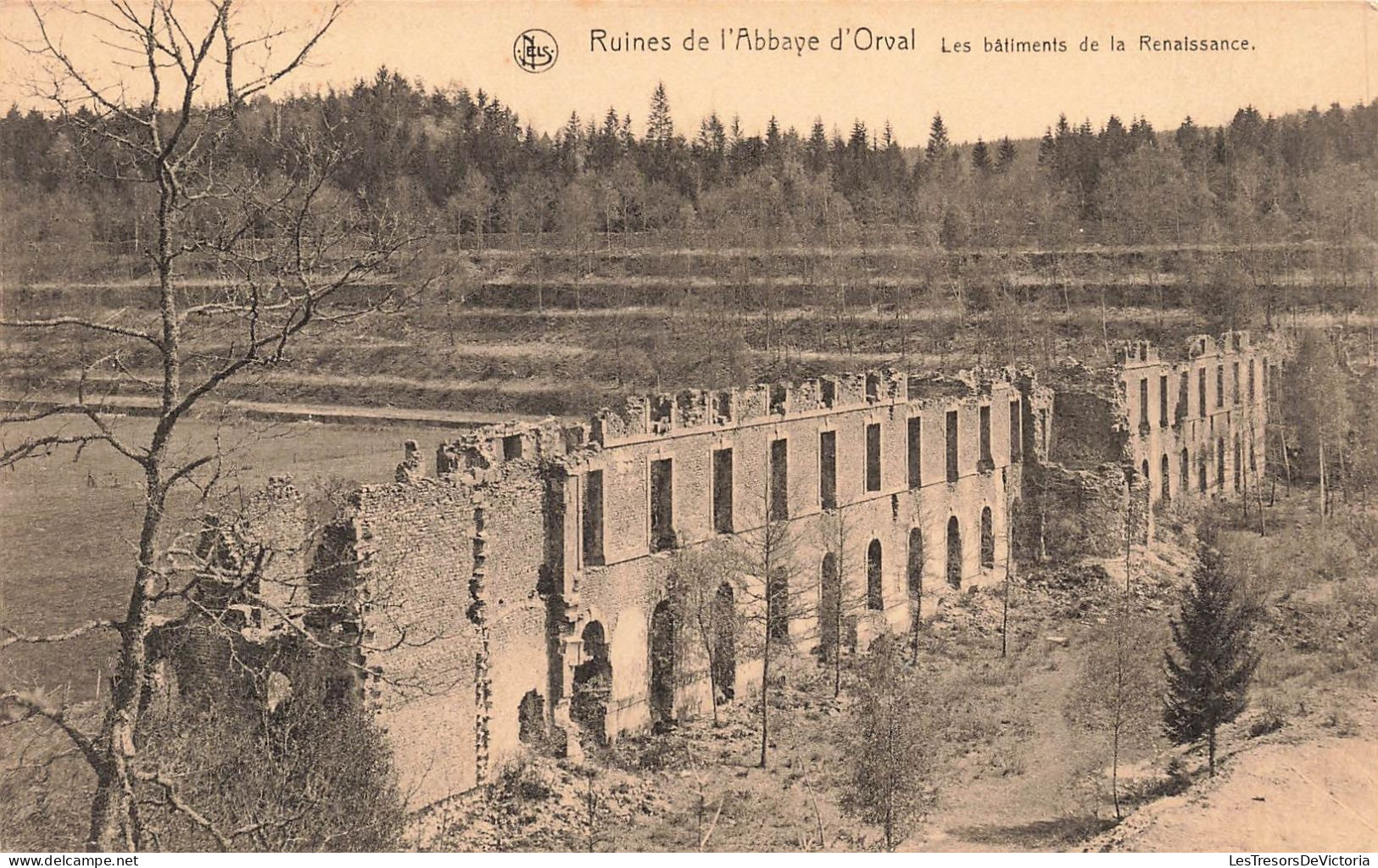 BELGIQUE - Ruines De L'Abbaye D'Orval - Les Bâtiments De La Renaissance - Carte Postale Ancienne - Saint-Hubert