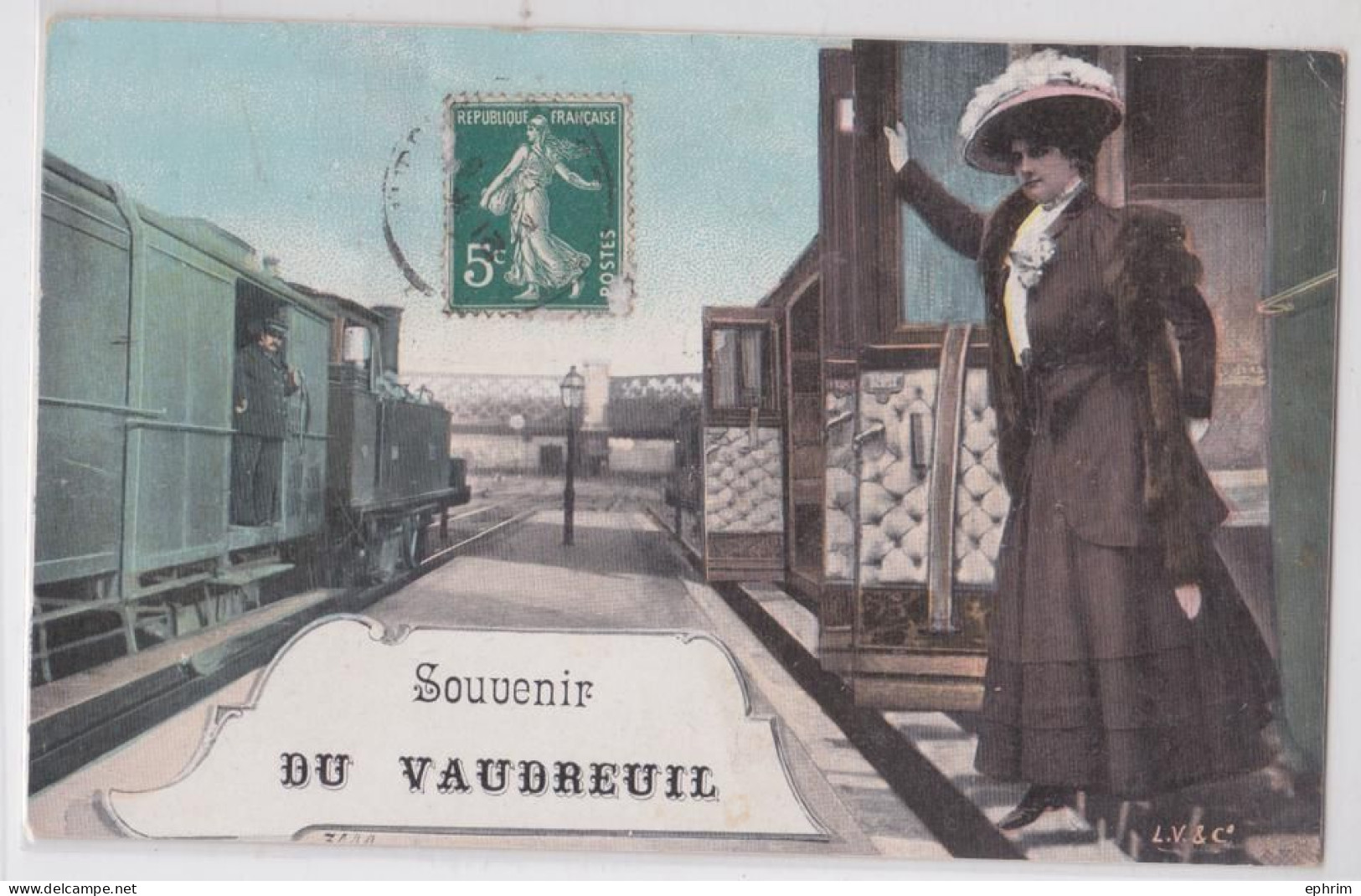 Souvenir Du Vaudreuil Eure Fantaisie Train - Le Vaudreuil