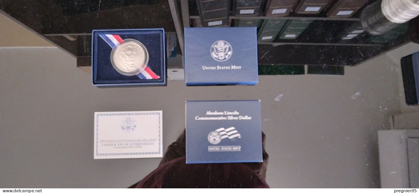 USA - Coffret Pièce 1 $  A. Lincoln Silver Proof 2009 - Verzamelingen