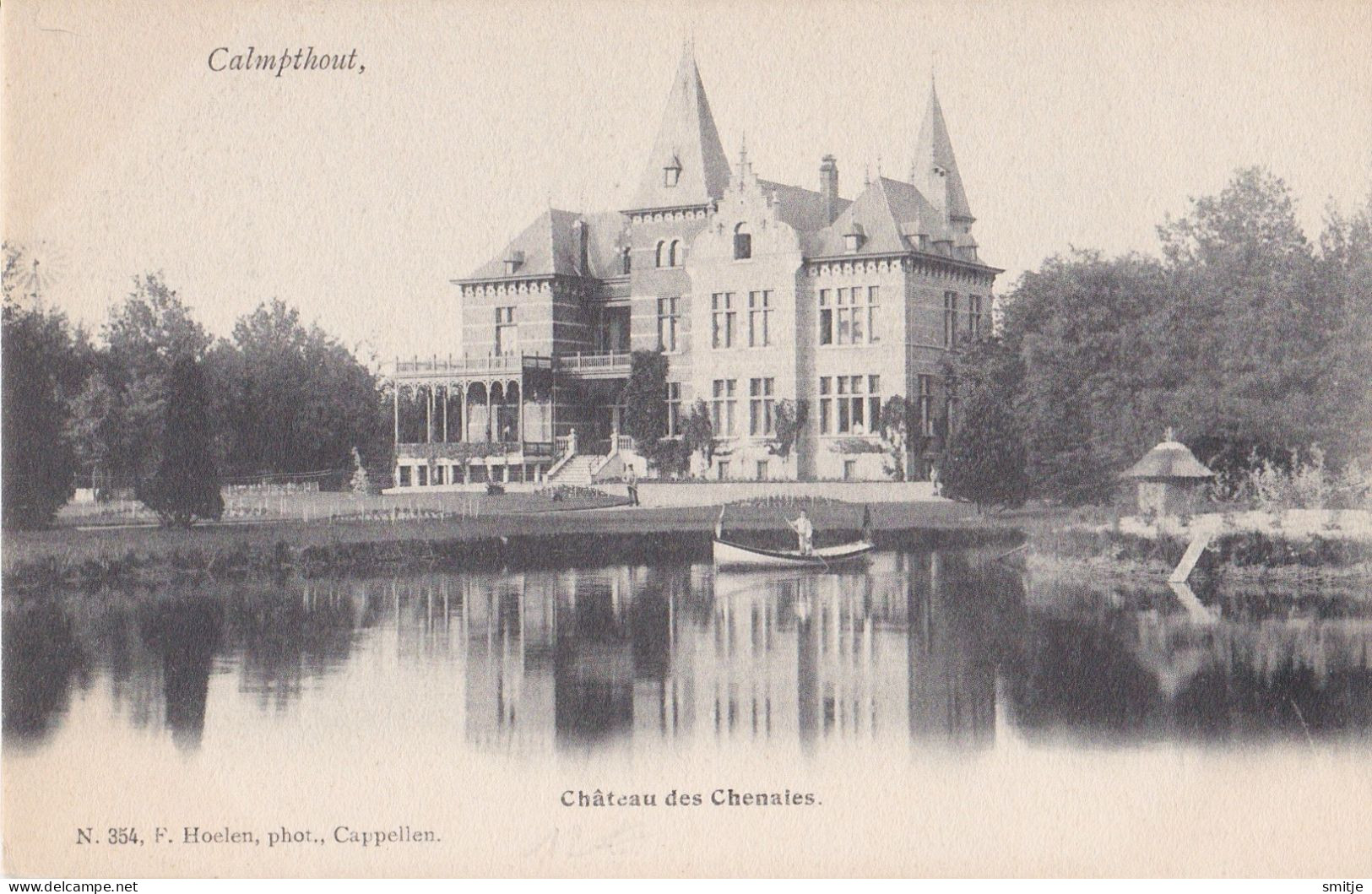 KALMTHOUT CA. 1900 CHATEAU DES CHENAIES - KLEINE ANIMATIE - HOELEN KAPELLEN 354 - Kalmthout