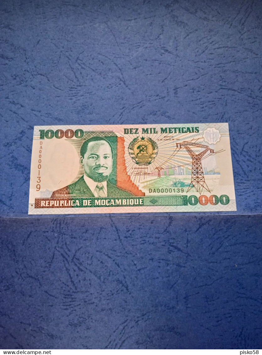 MOZAMBICO-P137 10000M 16.6.1991 UNC - Moçambique