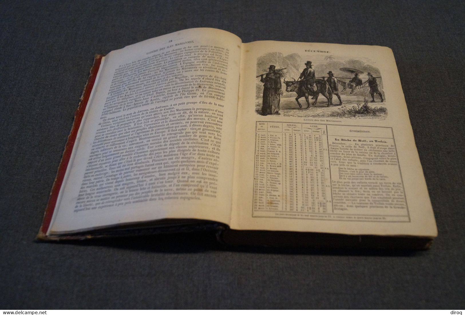 Almanach 1862 à 1867, 6 Années,magasin Pittoresque,20 Cm. Sur 15 Cm.Complet - Historical Documents