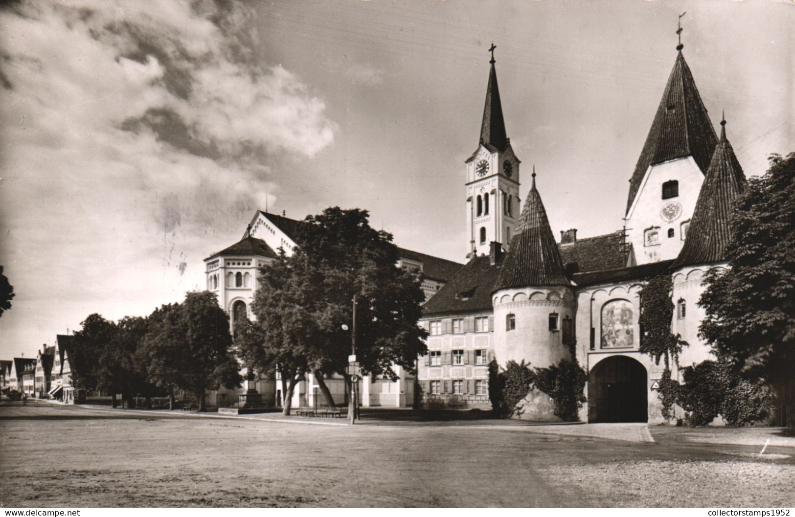 WEISSENHORN, GATE, CHURCH, ARCHITECTURE, GERMANY - Weissenhorn