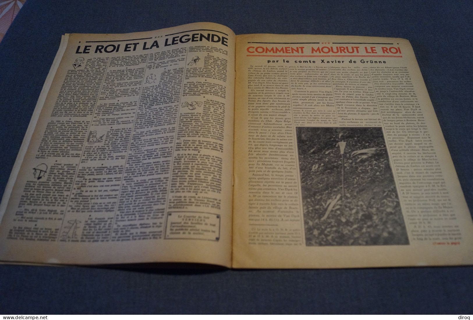 Rex.Léon Degrelle,1935,complet, 34 Cm. Sur 25,5 Cm. - Documentos Históricos