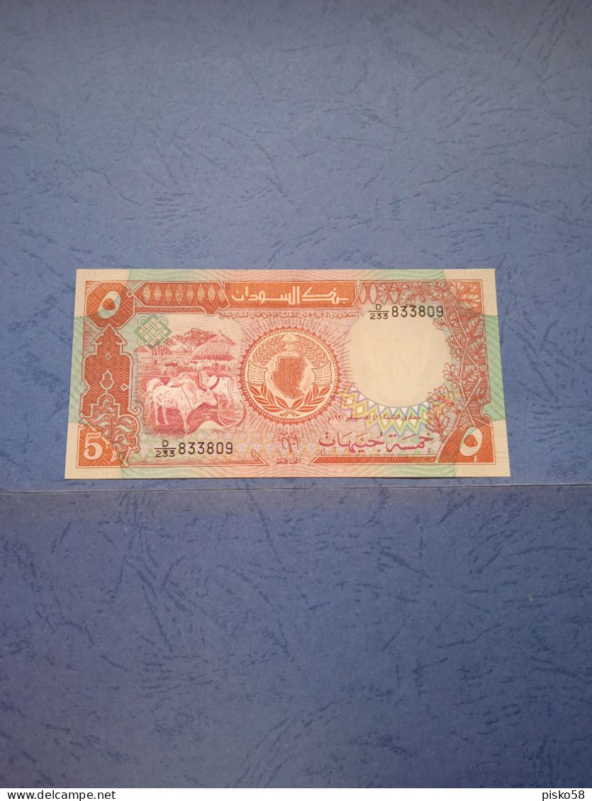 SUDAN-P45 5P 1991 UNC - Soudan