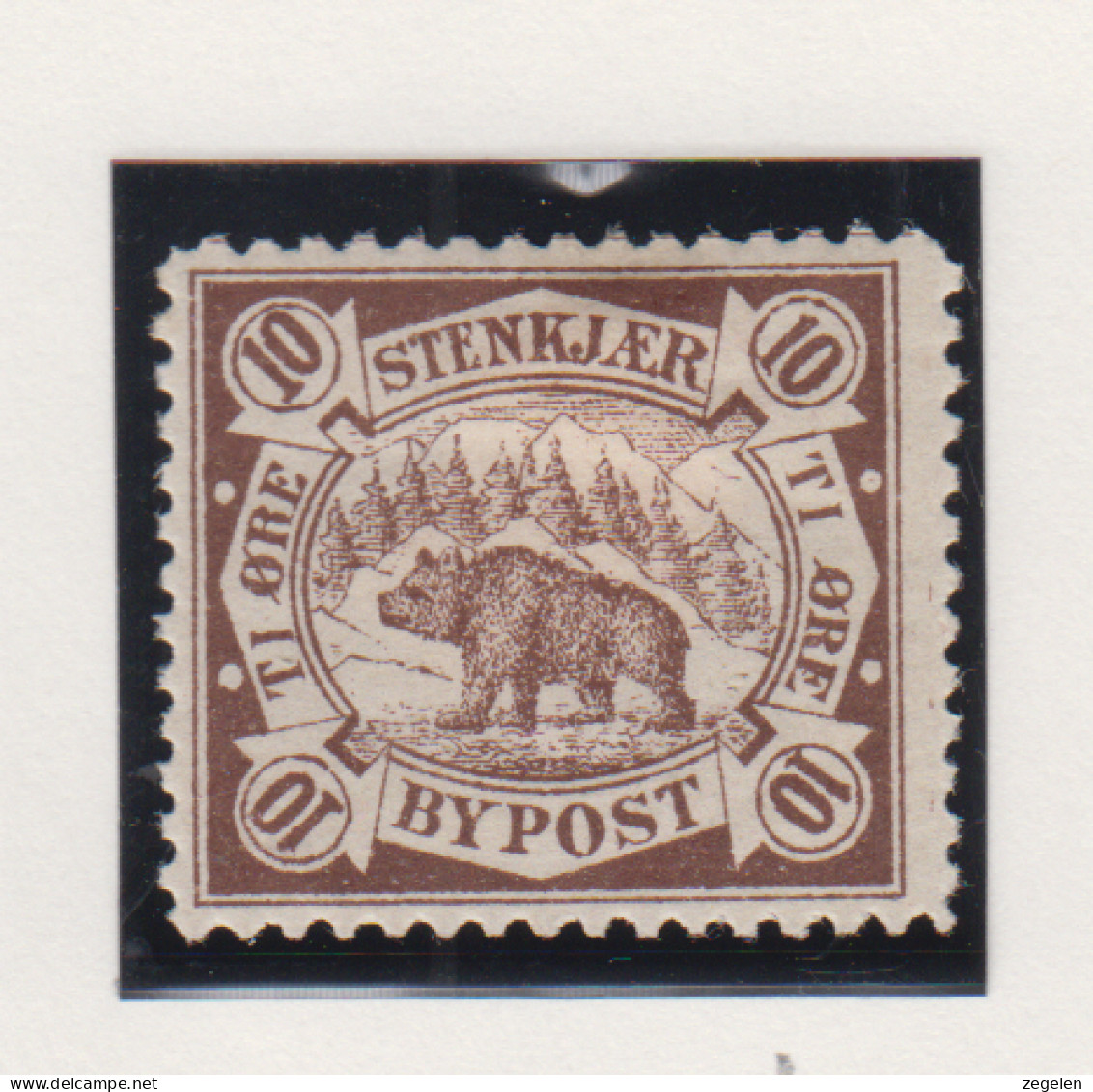 Noorwegen Lokale Zegel   Katalog Over Norges Byposter Stenkjaer Bypost 4 - Local Post Stamps