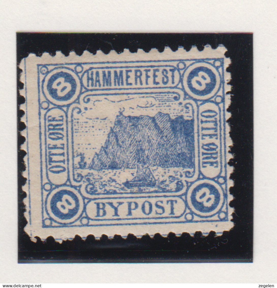 Noorwegen Lokale Zegel   Katalog Over Norges Byposter Hammerfest Bypost 3 - Local Post Stamps