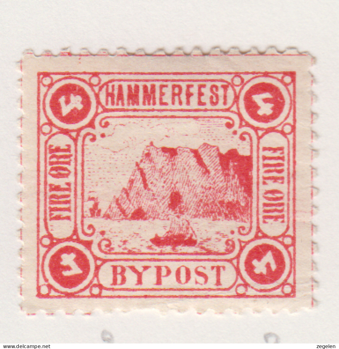 Noorwegen Lokale Zegel   Katalog Over Norges Byposter Hammerfest Bypost 2 - Local Post Stamps