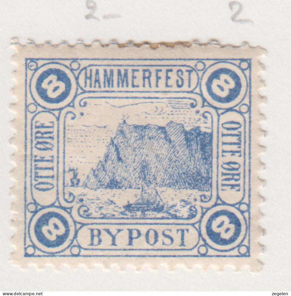 Noorwegen Lokale Zegel   Katalog Over Norges Byposter Hammerfest Bypost 3 - Local Post Stamps