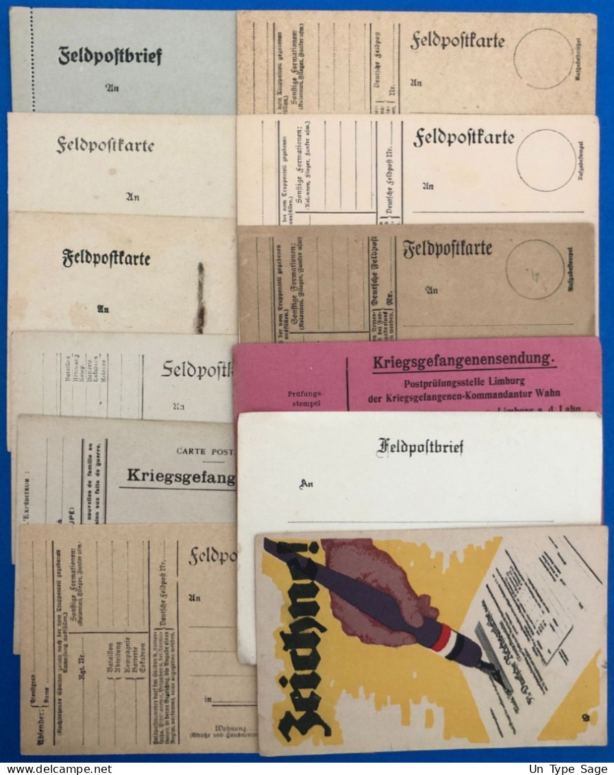 Allemagne, Lot De 12 Cartes Militaires, Neuves - (L036) - Feldpost (Portofreiheit)