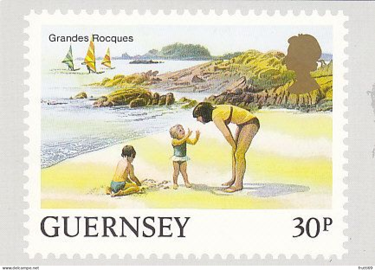 AK 175809 STAMP / BRIEFMARKE - Guernsey - Grandes-Rocques - ONLY PICTURE NO STAMP - Timbres (représentations)