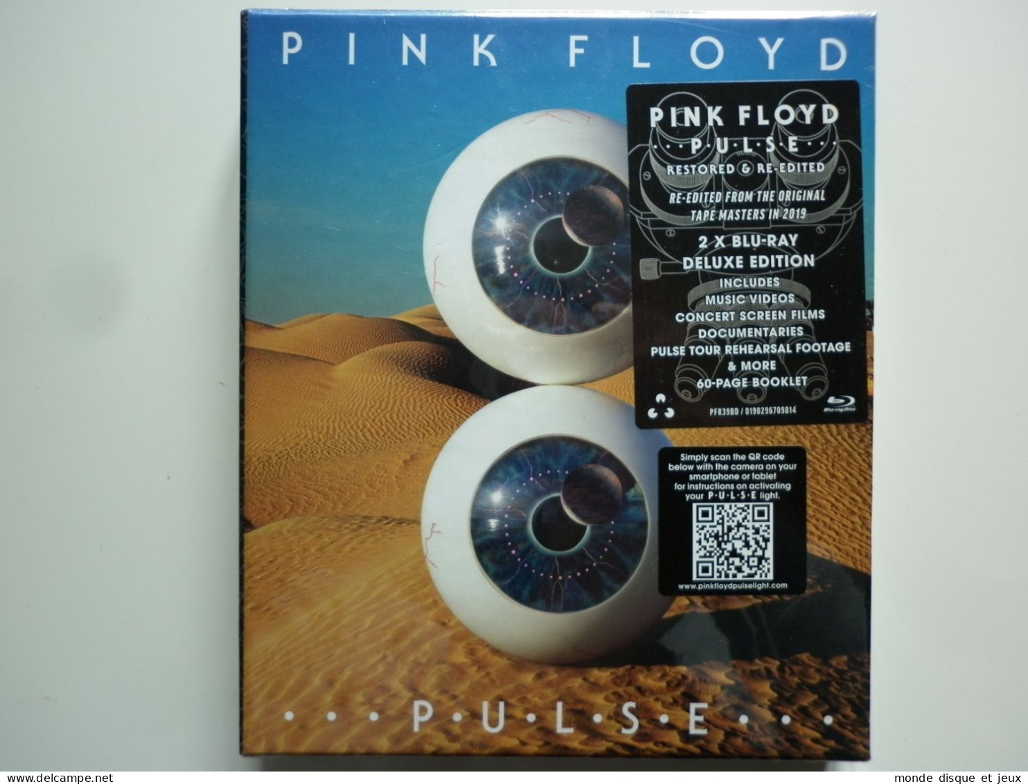 Pink Floyd Coffret 2 Blu Ray Édition Deluxe LED Clignotante Pulse - Musik-DVD's