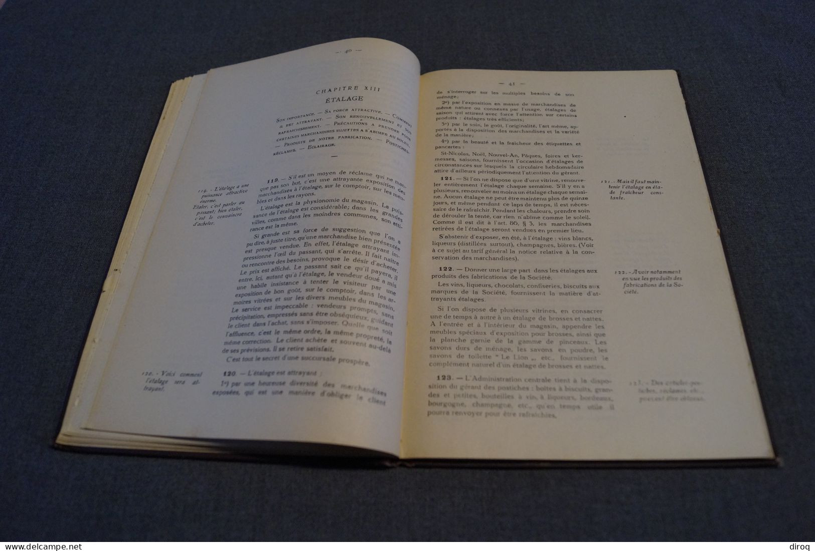 RARE carnet du règlement de Delaize Frères et Cie 1928 ,112 pages, 24 Cm. sur 16 Cm.