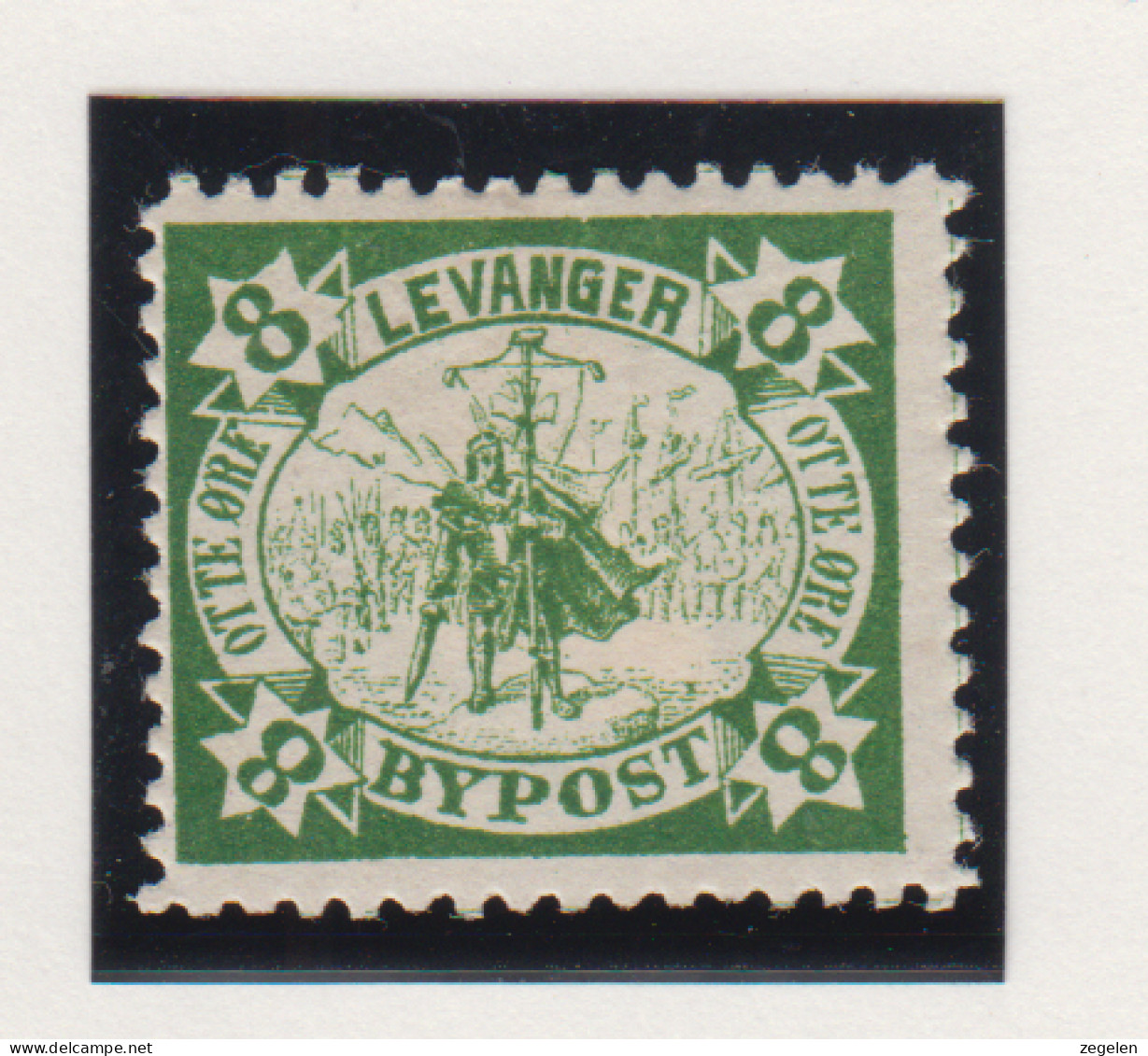 Noorwegen Lokale Zegel   Katalog Over Norges Byposter Levanger Bypost 3 - Local Post Stamps