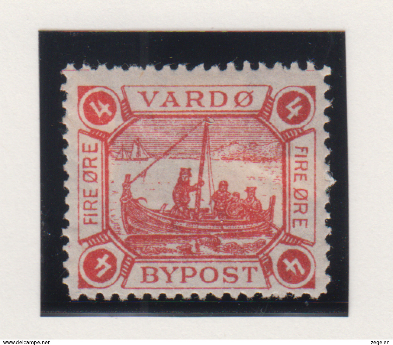 Noorwegen Lokale Zegel   Katalog Over Norges Byposter Vardo Bypost 2 - Emisiones Locales