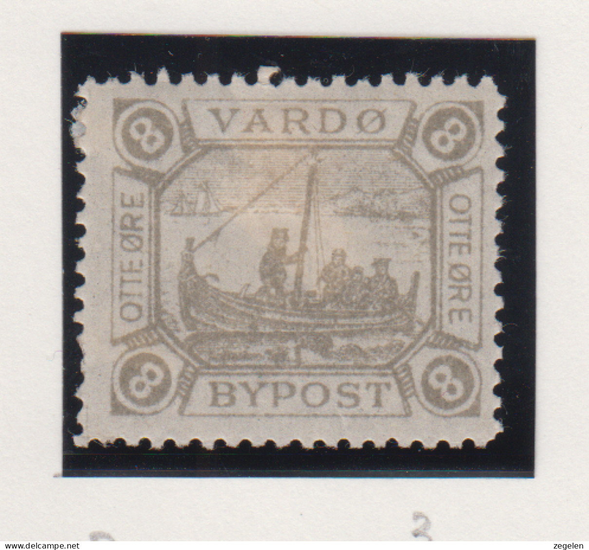 Noorwegen Lokale Zegel   Katalog Over Norges Byposter Vardo Bypost 3 - Local Post Stamps