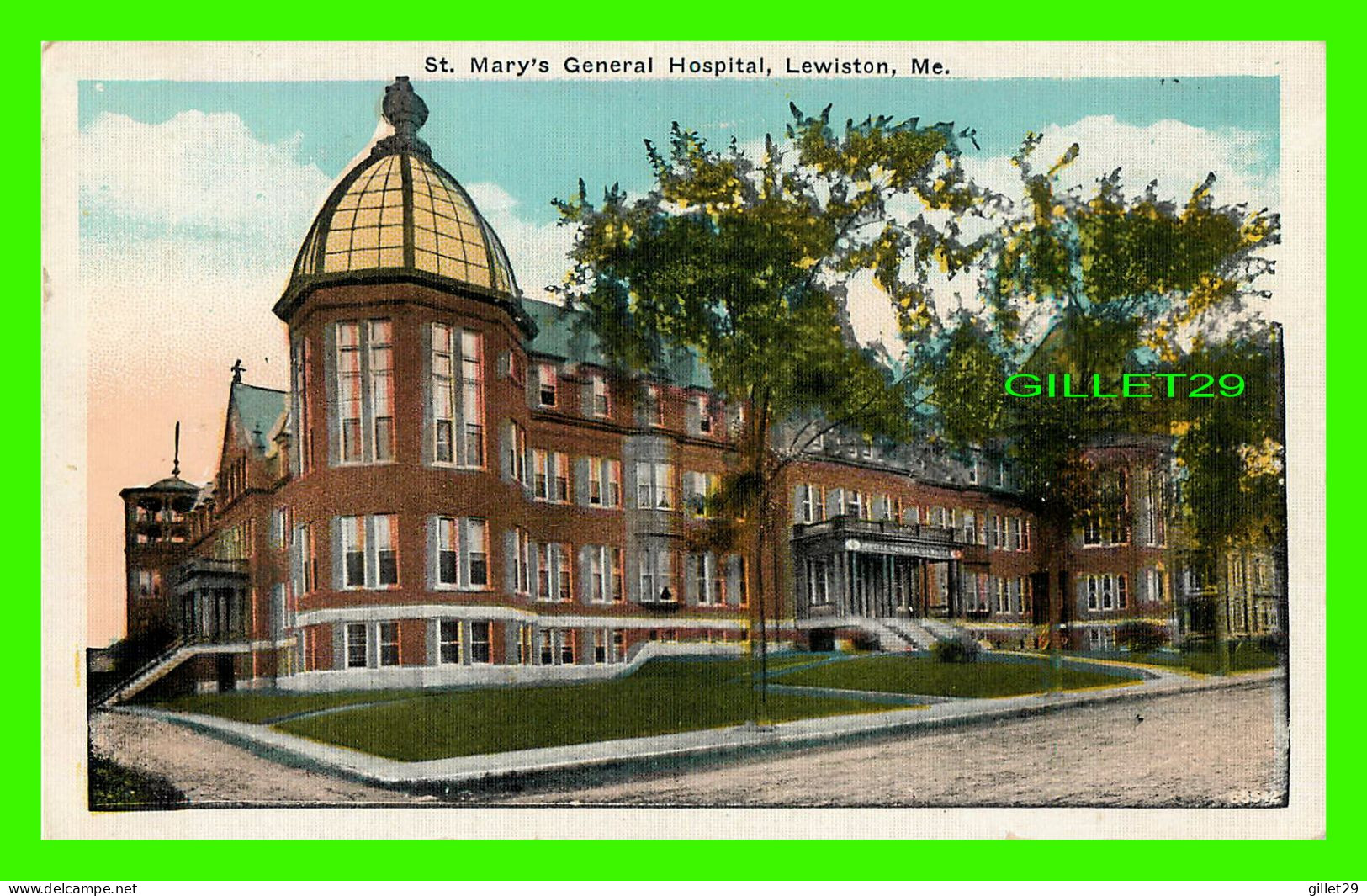 LEWISTON, ME - ST MARY'S GENERAL HOSPITAL -  PUB BY J. J. MULLANE - - Lewiston