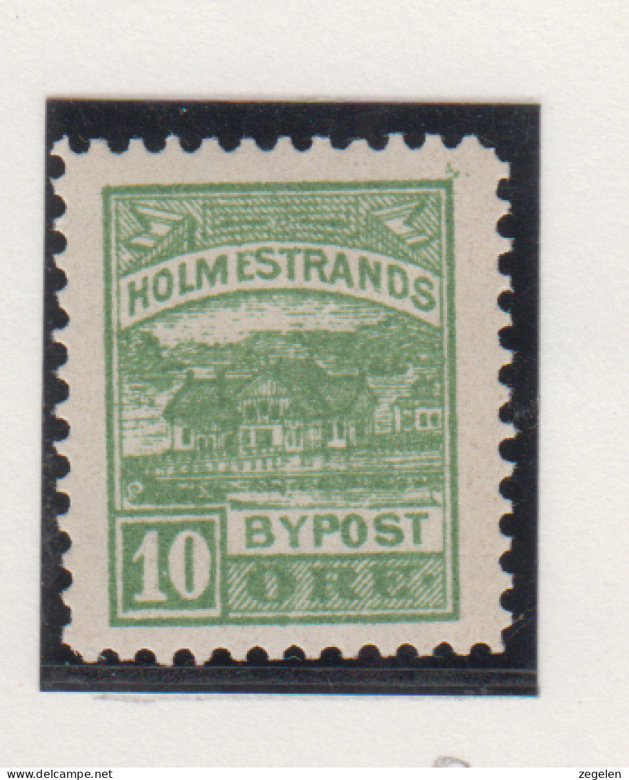 Noorwegen Lokale Zegel   Katalog Over Norges Byposter Holmestrands Bypost 8 - Local Post Stamps