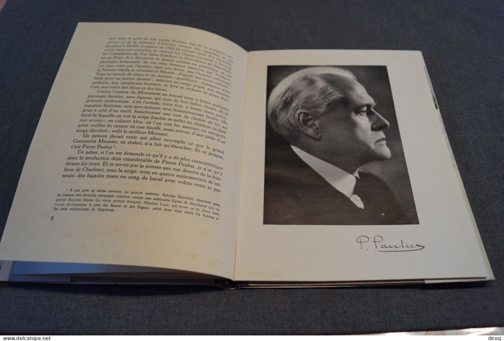 Pierre Paulus,dédicacé,1948 Par Louis Pierrard,39 Pages,25 Cm. Sur 19 Cm.très Bel état - Oleo