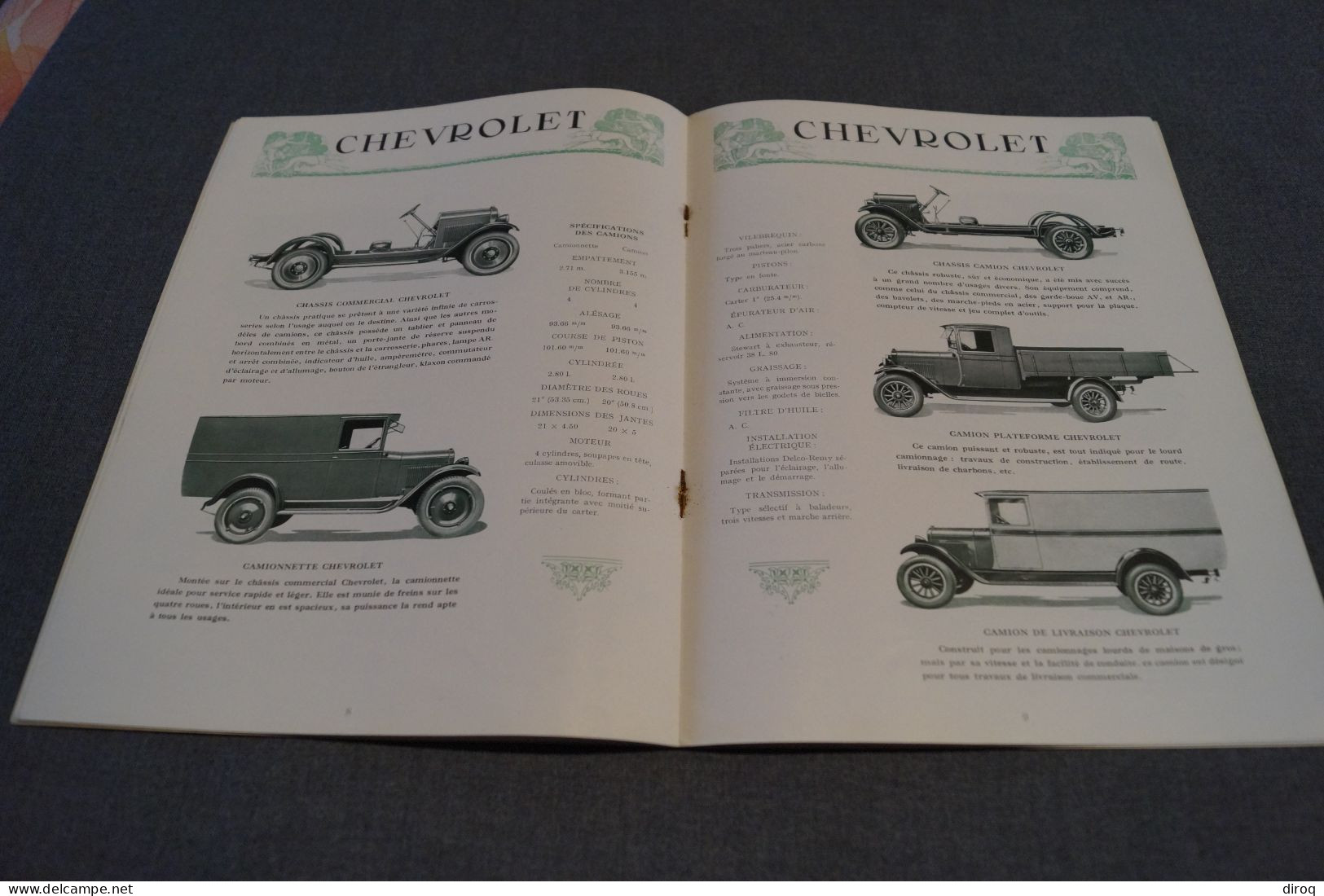 Général Motors,une Famille Hors Ligne,original,16 Pages,anciennes Voitures,29 Cm. Sur 22 Cm. - KFZ