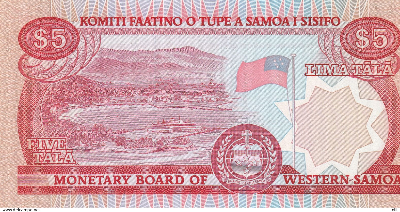 Western Samoa 5 Tala 1980 P-21 UNC - Samoa
