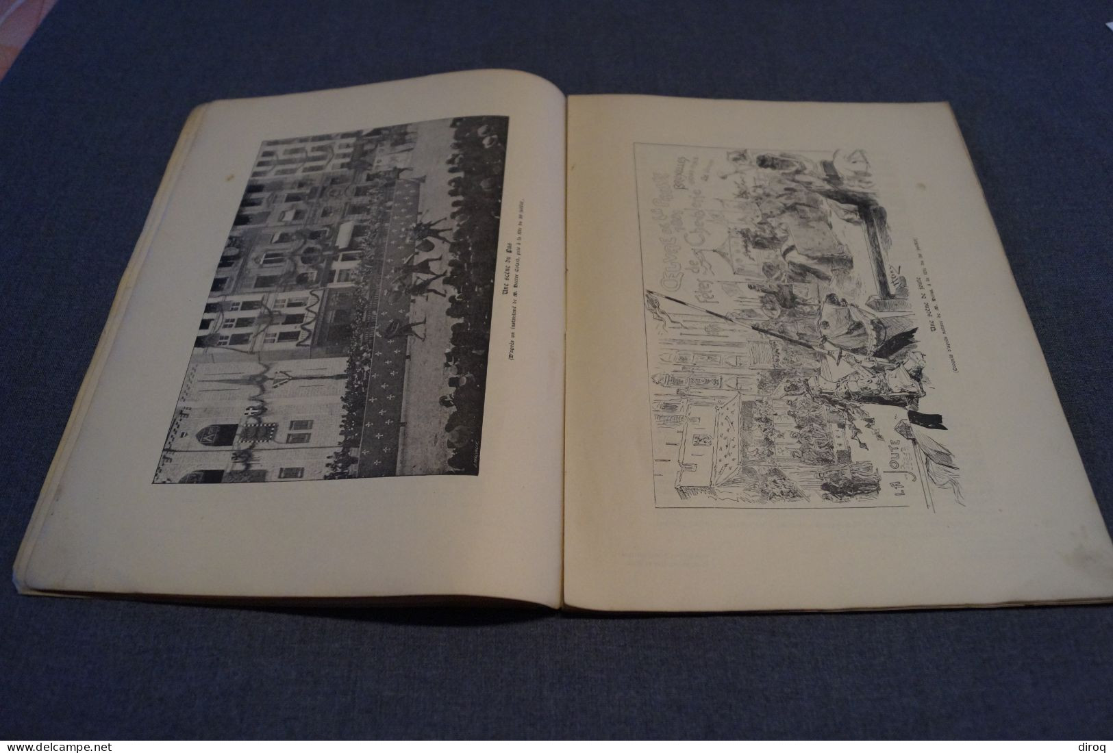 RARE,Bruxelles fêtes de la chevalerie 1891, 52 pages, 28 Cm. sur 21,5 Cm.
