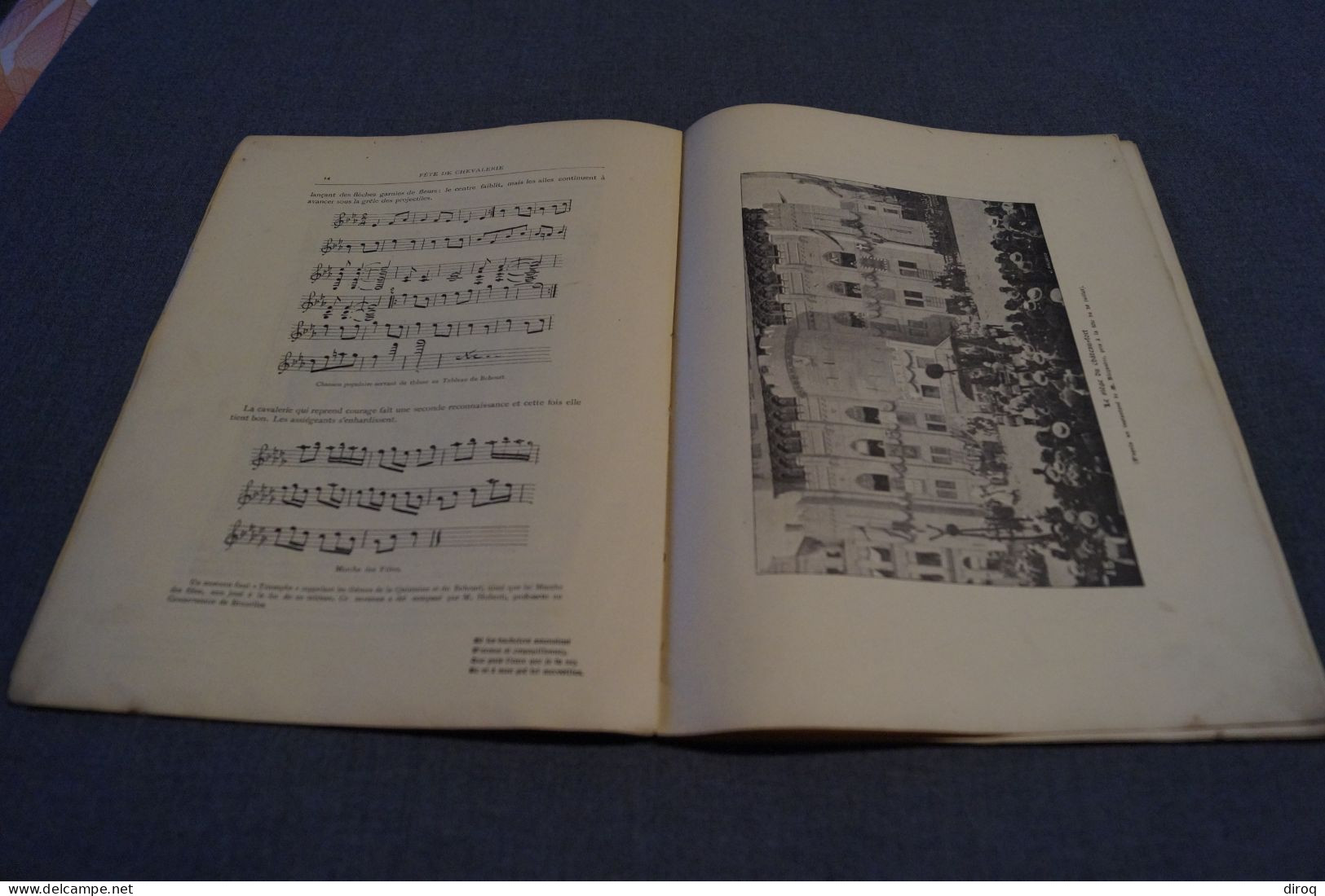 RARE,Bruxelles fêtes de la chevalerie 1891, 52 pages, 28 Cm. sur 21,5 Cm.