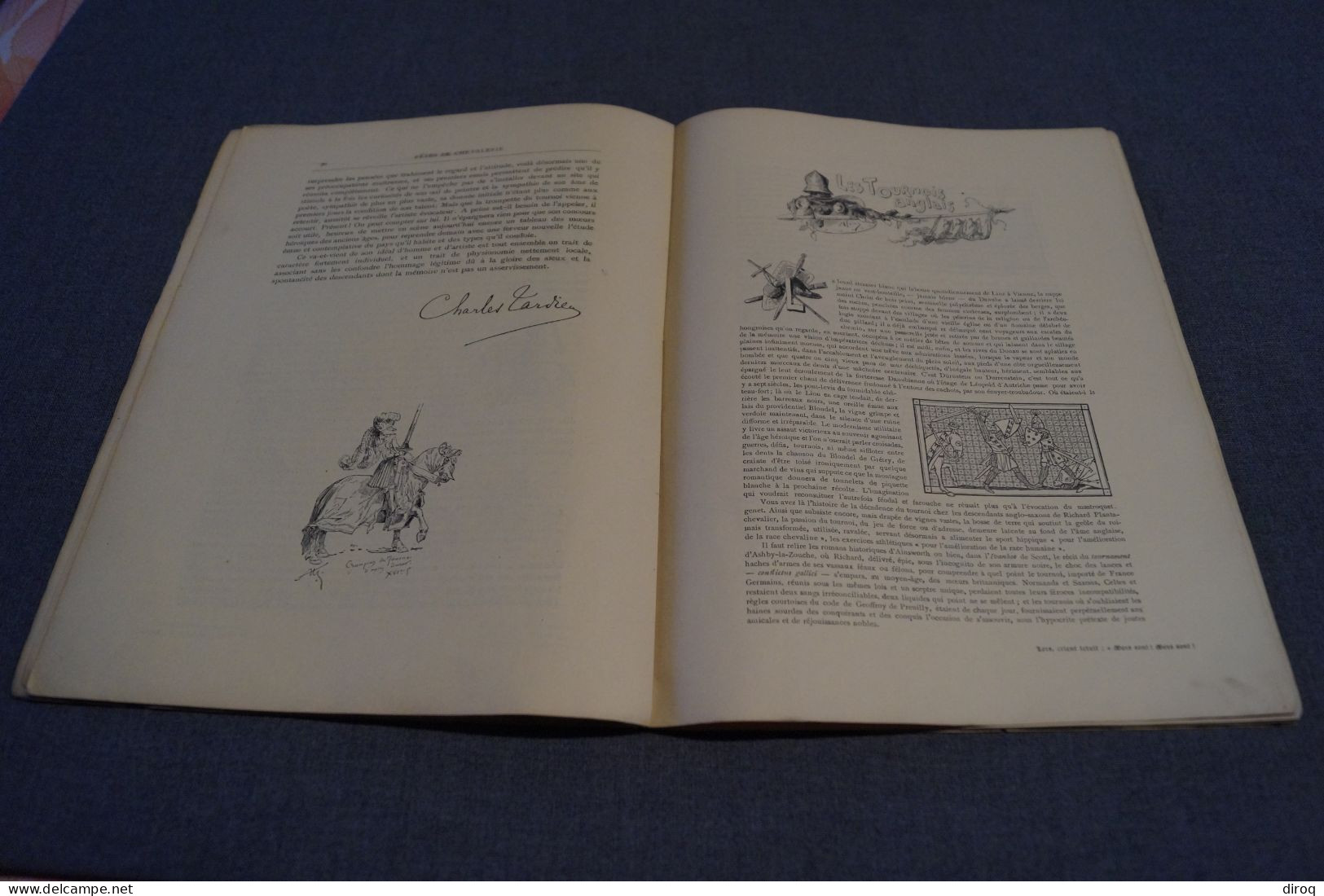 RARE,Bruxelles fêtes de la chevalerie 1891, 52 pages, 28 Cm. sur 21,5 Cm.