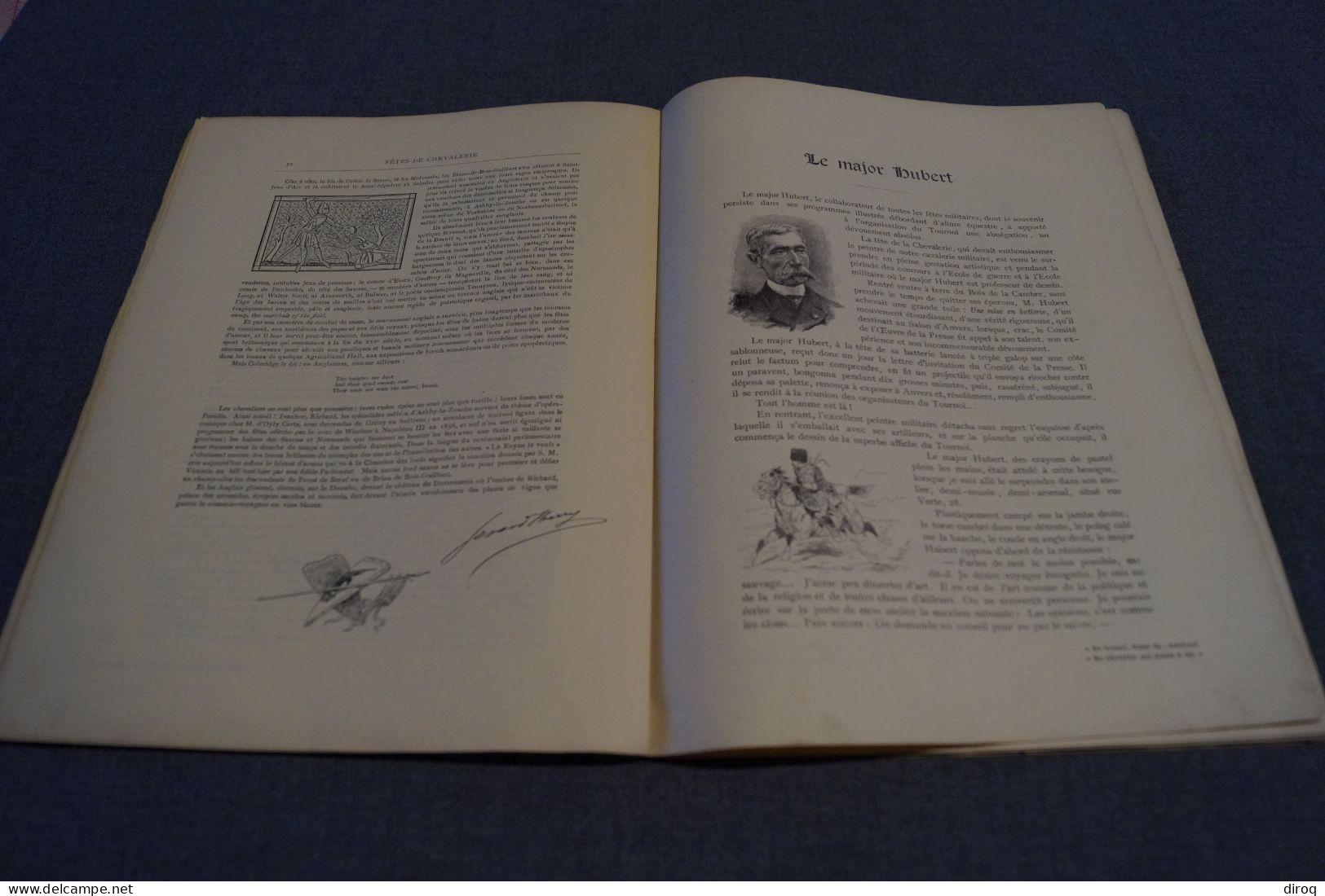 RARE,Bruxelles fêtes de la chevalerie 1891, 52 pages, 28 Cm. sur 21,5 Cm.