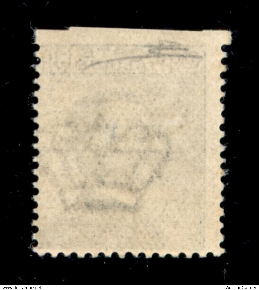 Regno - Vittorio Emanuele III - 1925 - 30 Cent (185b) Non Dentellato In Alto - Gomma Integra - Cert. Diena - Otros & Sin Clasificación