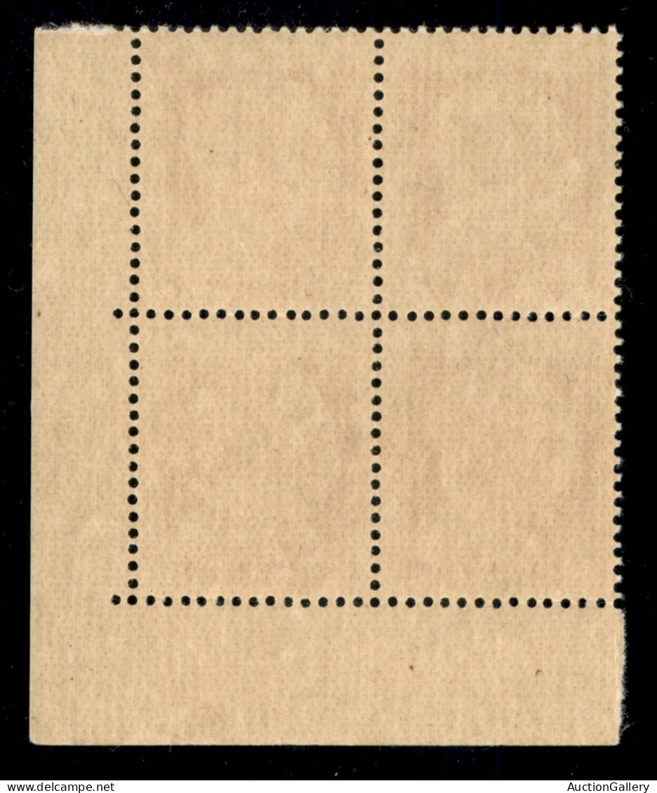 Regno - Vittorio Emanuele III - 1929 - Imperiale Quartina 20 Cent Con Stampa Evanescente (247b) - Gomma Integra - Sonstige & Ohne Zuordnung
