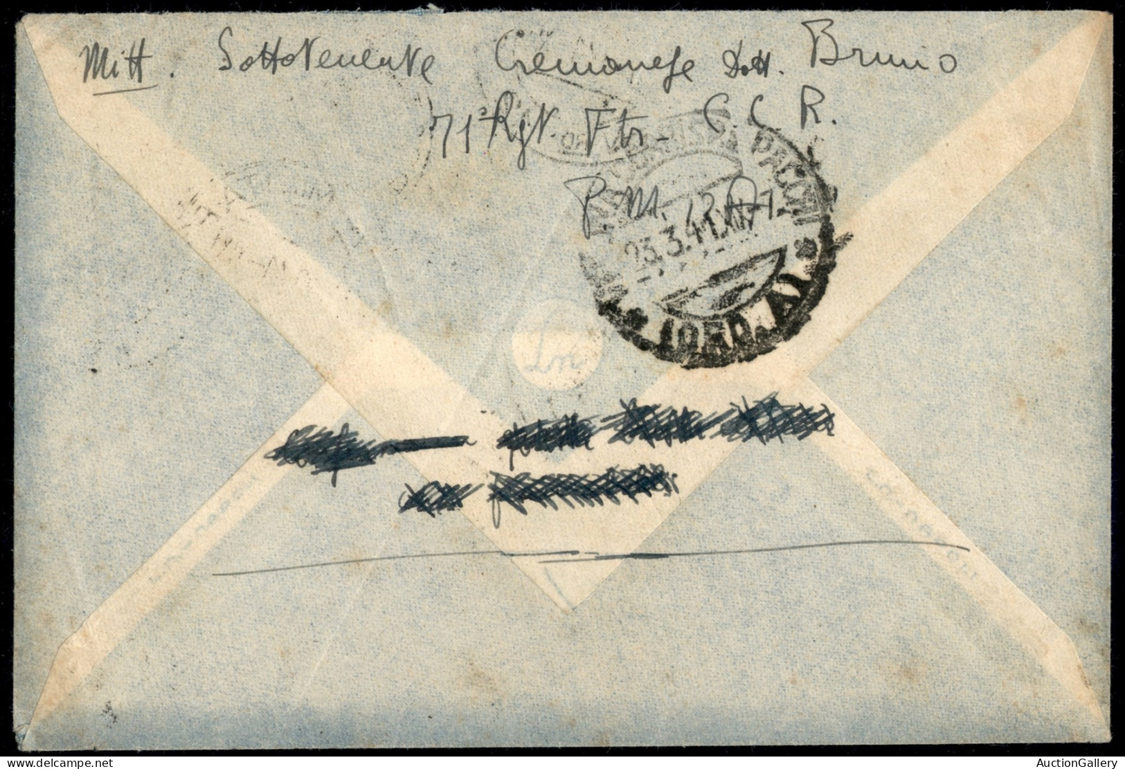 Regno - Posta Militare - Posta Militare N.ro 12 (7.3.41) - Aerogramma Per Verona - Other & Unclassified