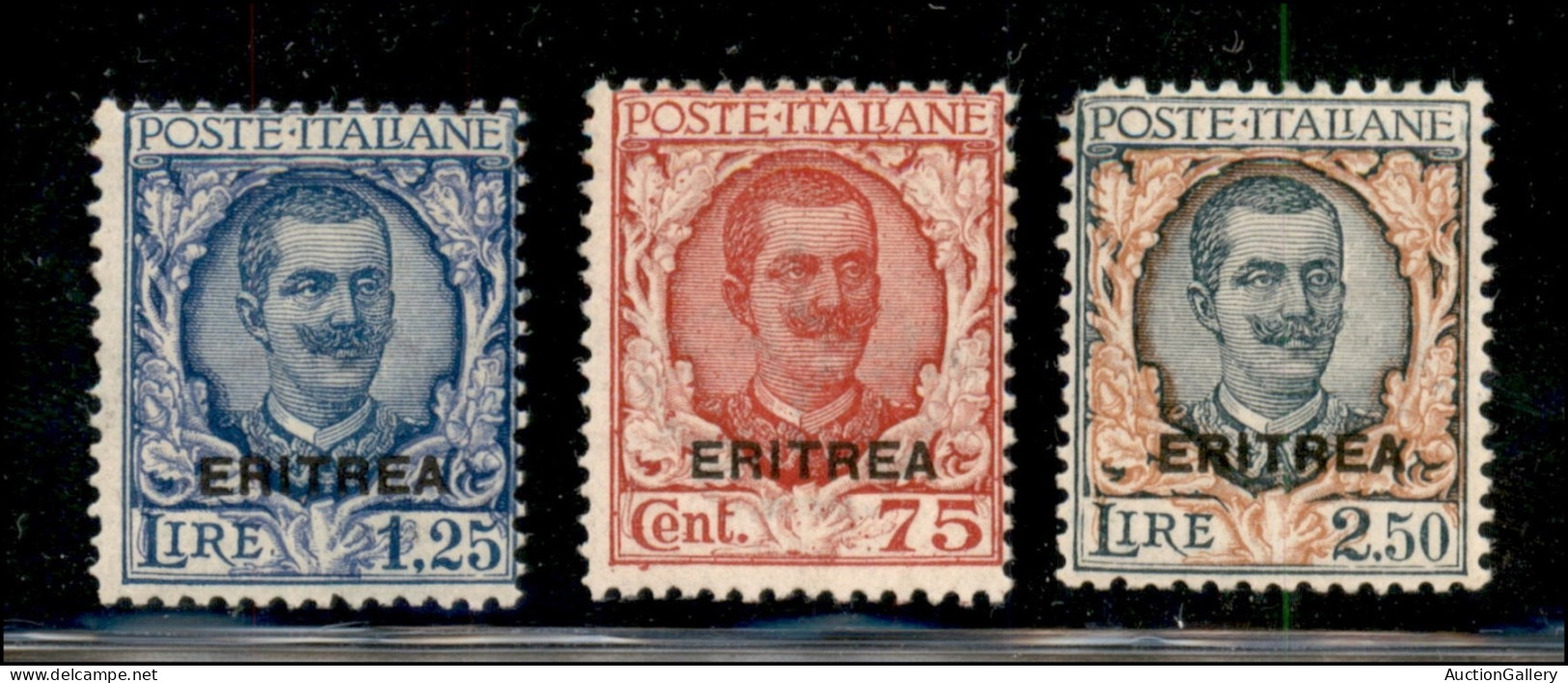 Colonie - Eritrea - 1926 - Floreale Soprastampati (113/115) - Serie Completa - Gomma Integra - Autres & Non Classés