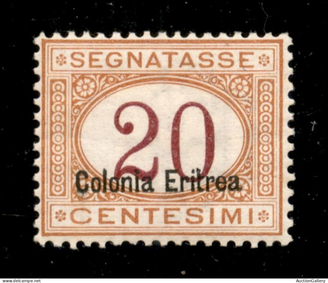 Colonie - Eritrea - 1920 - 20 Cent (16) Con Gomma Originale E Parte Di Linguella - Ottimamente Centrato - Molto Bello E  - Altri & Non Classificati