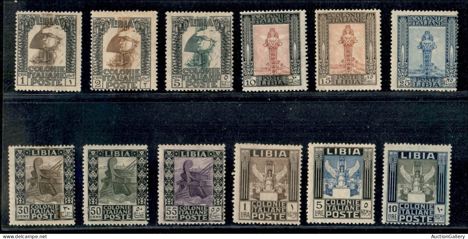 Colonie - Libia - 1921 - Pittorica (21/32) - Serie Completa - Gomma Originale (1.100) - Altri & Non Classificati