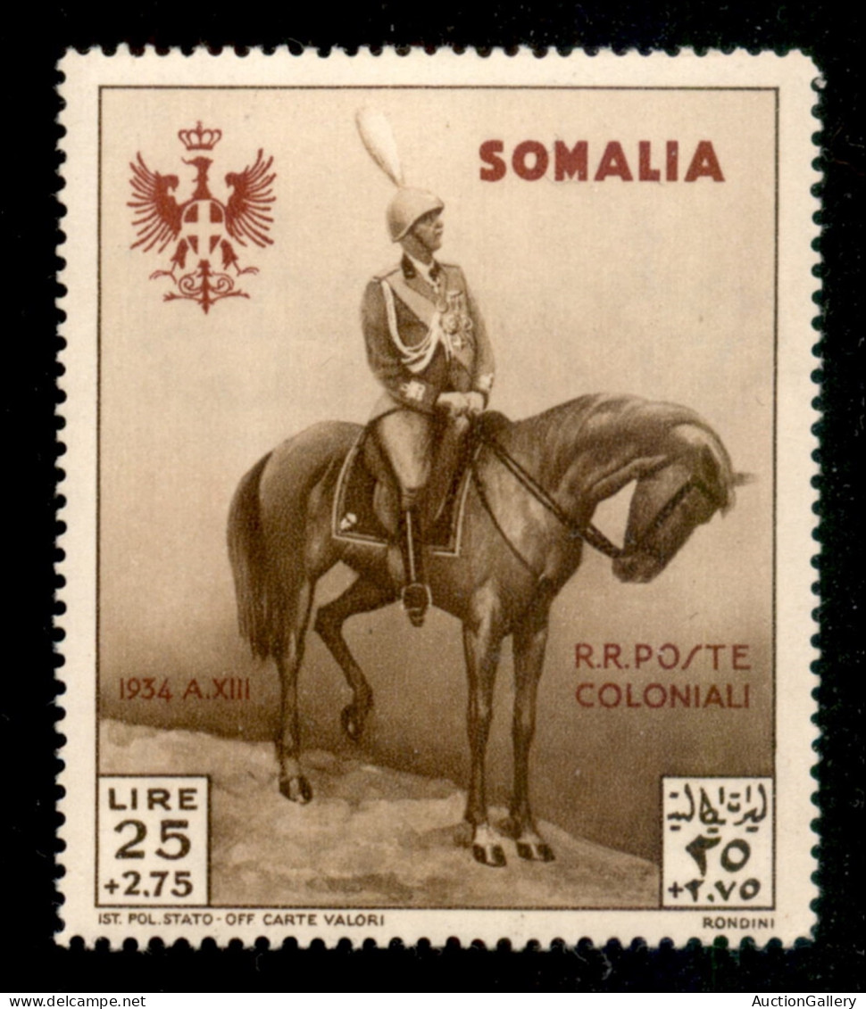 Colonie - Somalia - 1935 - Visita Del Re (199/212) - Serie Completa - Gomma Originale (700) - Sonstige & Ohne Zuordnung