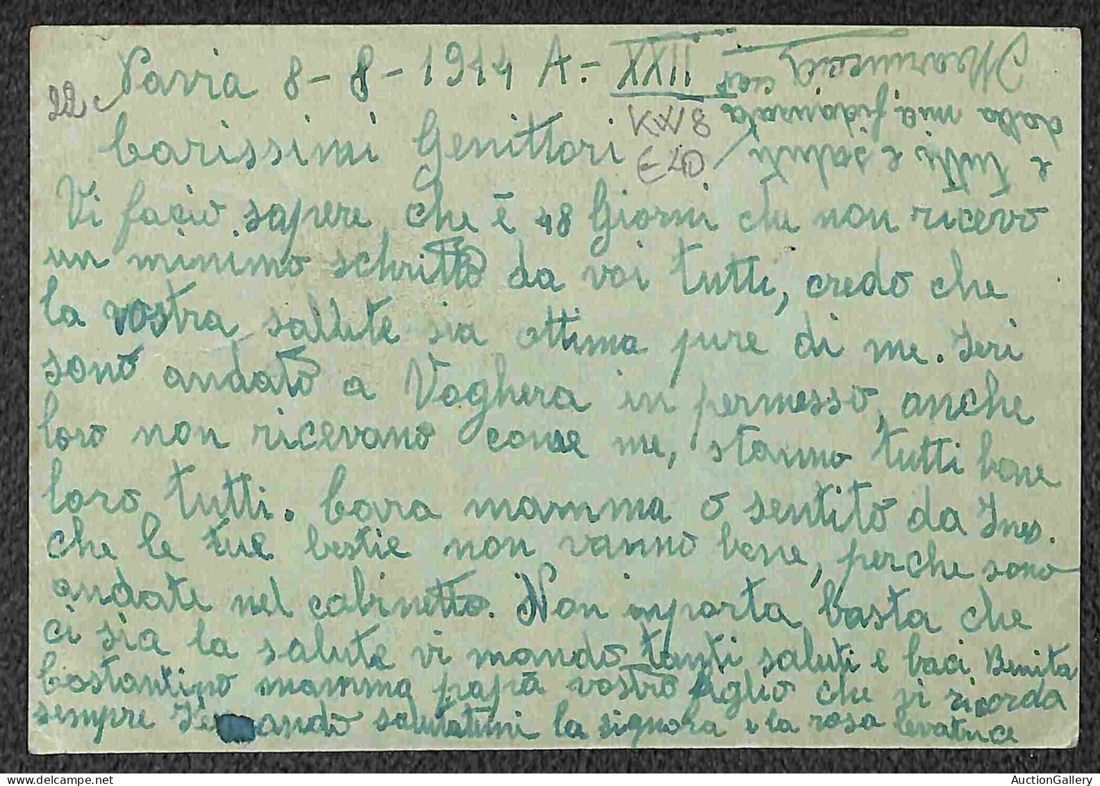 RSI - Cartoline - Insieme Di 6 Cartoline Postali In Franchigia Da Aprile A Dicembre Del 1944 Per Località Italiane - Mol - Other & Unclassified