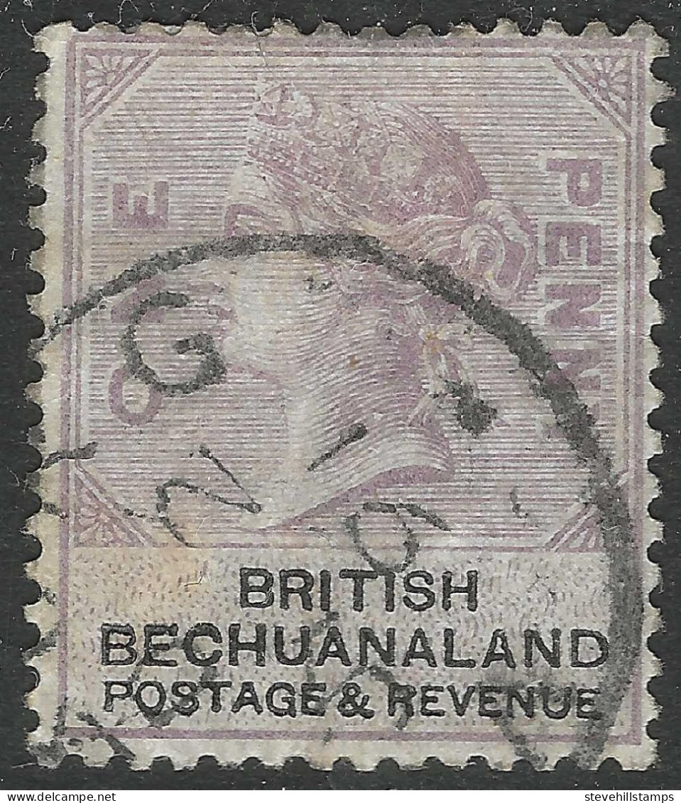 British Bechuanaland. 1888 QV. 1d Used SG 10 - 1885-1895 Colonia Británica