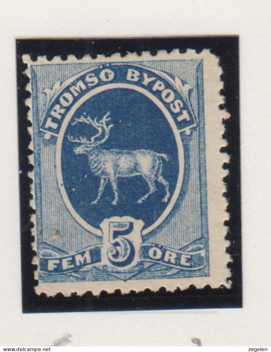 Noorwegen Lokale Zegel   Katalog Over Norges Byposter Tromso Bypost 2 - Local Post Stamps