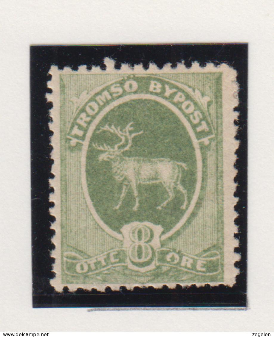 Noorwegen Lokale Zegel   Katalog Over Norges Byposter Tromso Bypost 3 - Local Post Stamps