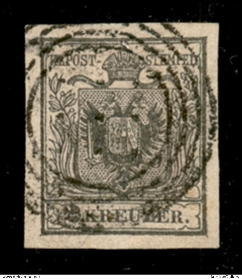 Europa - Austria - 1850 - 2 Kreuzer (2 - Grigio) - Usato - Molto Bello - Andere & Zonder Classificatie