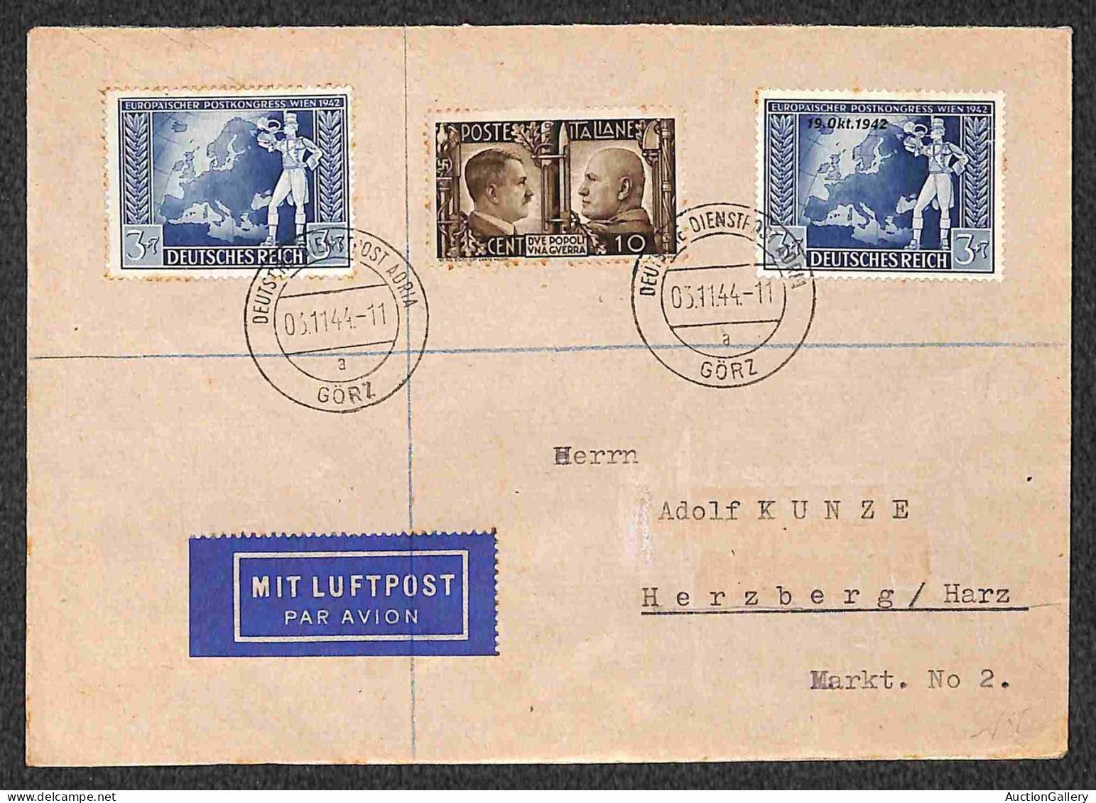 Europa - Germania - Alpenvorland – 1943/1944 – 6 Buste + 2 Cartoline Del Periodo – Da Esaminare - Other & Unclassified