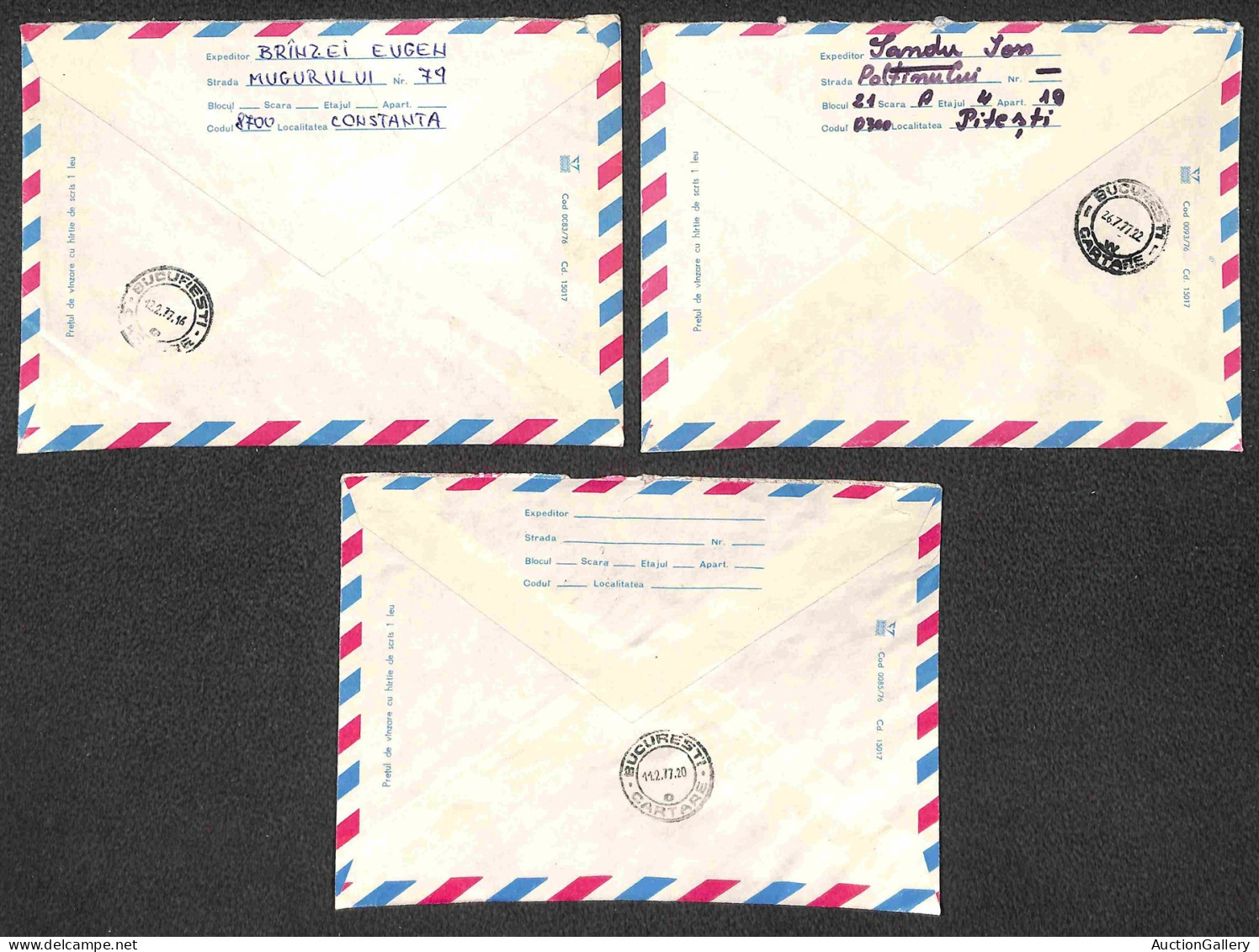 Europa - Romania - 1974/1986 - Aerogrammi Postali (illustrati) - 12 Usati (3 Raccomandati) + 1 Nuovo + 2 Raccomandati Pe - Sonstige & Ohne Zuordnung