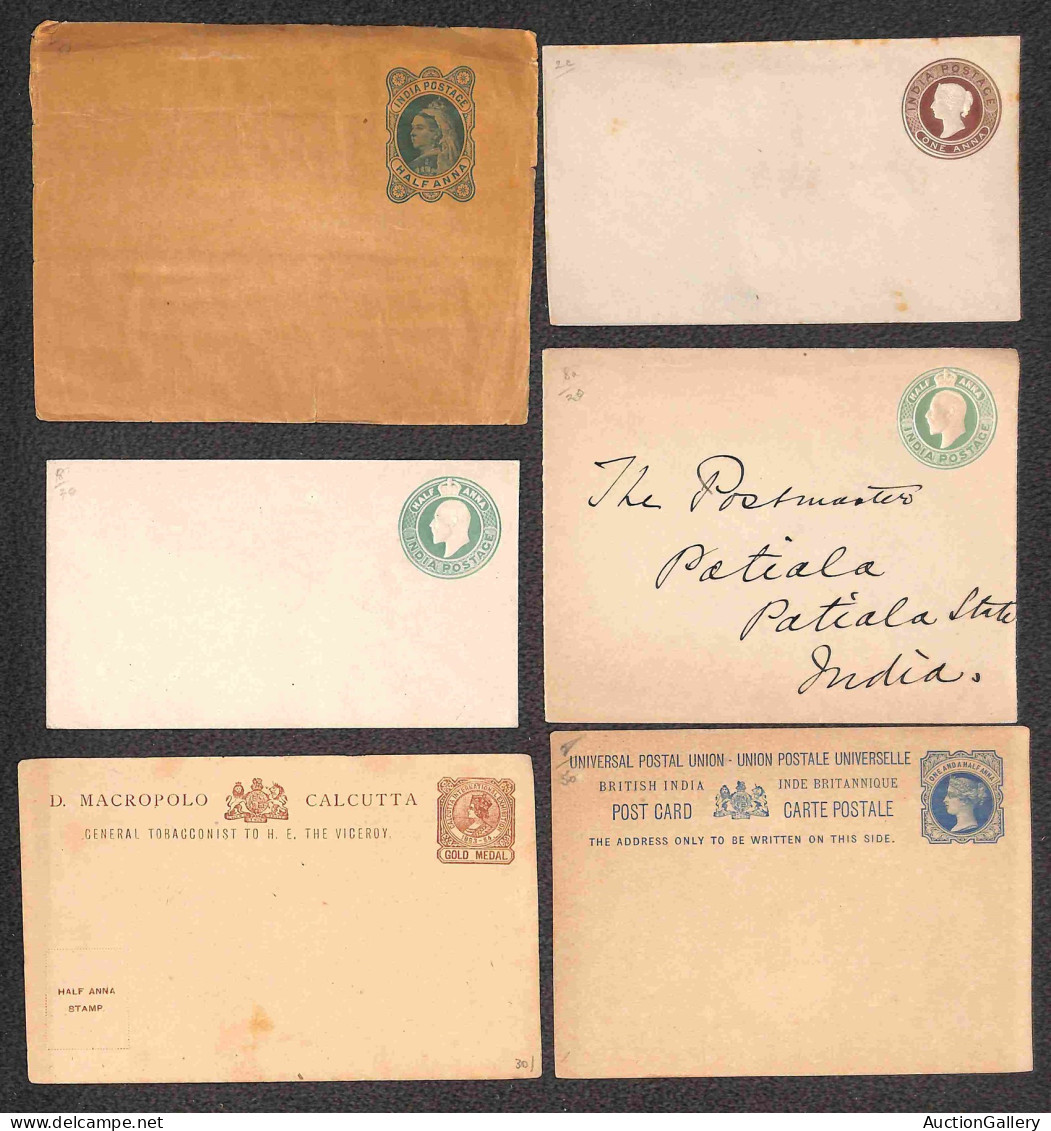 Oltremare - India - Quindici Buste E Cartoline Postali Nuove Di Fine 800 E Primi 900 - Da Esaminare - Autres & Non Classés