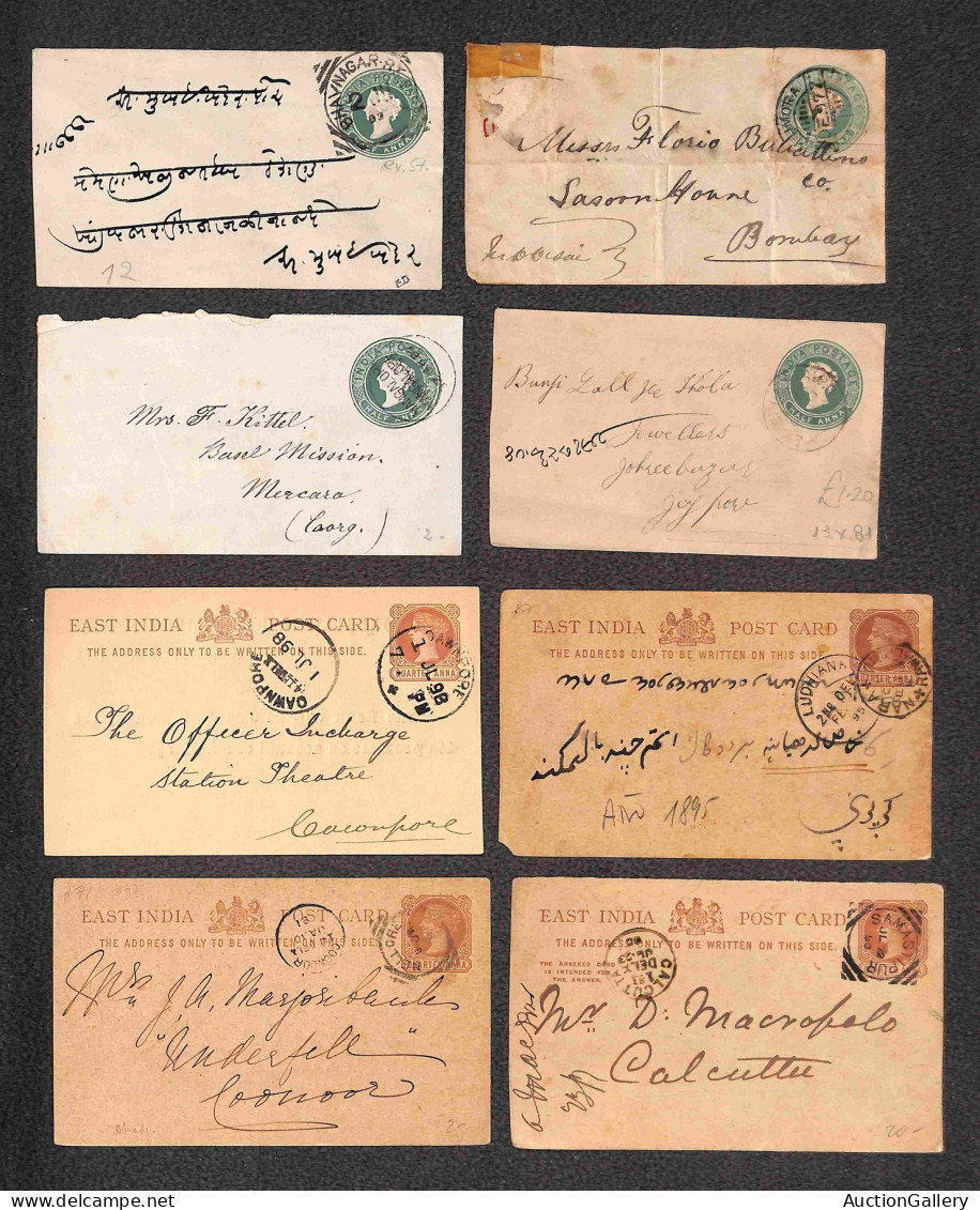 Oltremare - India - 1881/1949 - Sessantuno Buste E Cartoline Postali Del Periodo Per L'interno E Per L'estero - Da Esami - Other & Unclassified