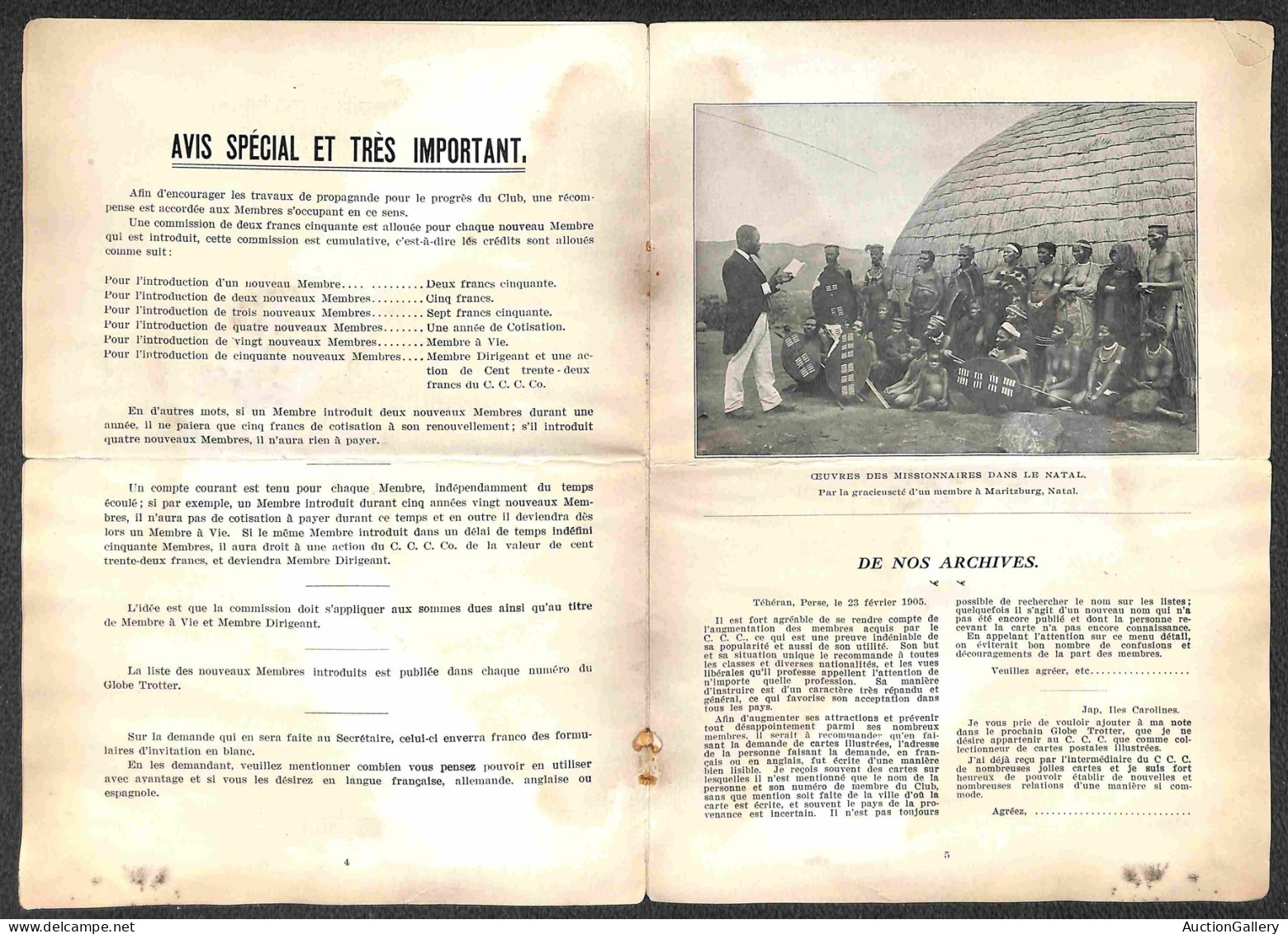 Oltremare - Stati Uniti D'America - 1908 - The Cosmopolitan Correspondence Club - Opuscolo Di 12 Pagine (+ Allegati) - Q - Sonstige & Ohne Zuordnung