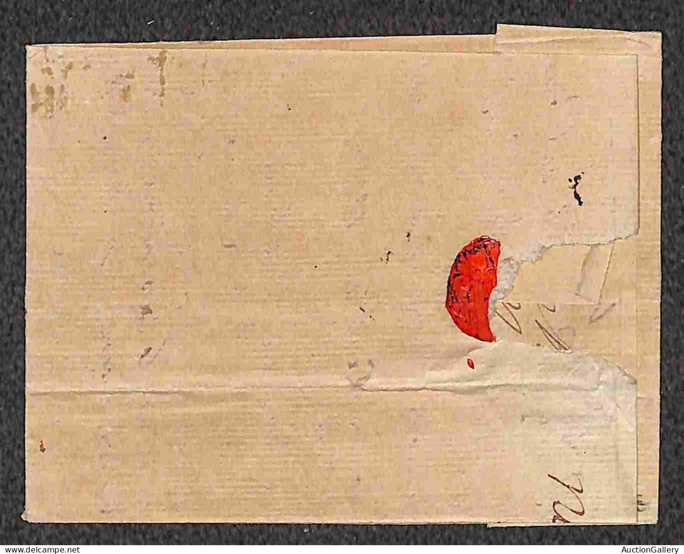 Prefilateliche&Documenti - Prefilateliche - 1792/96 - Due Lettere Con Bollo Nice Grande In Rosso E In Nero Entrambe Dire - Other & Unclassified
