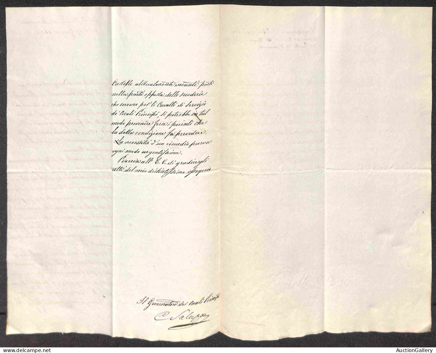 Prefilateliche&Documenti - Prefilateliche - 1837 - Tre Documenti Relativi Alla "Cavalleria" Del Regno Di Sardegna - Nota - Autres & Non Classés