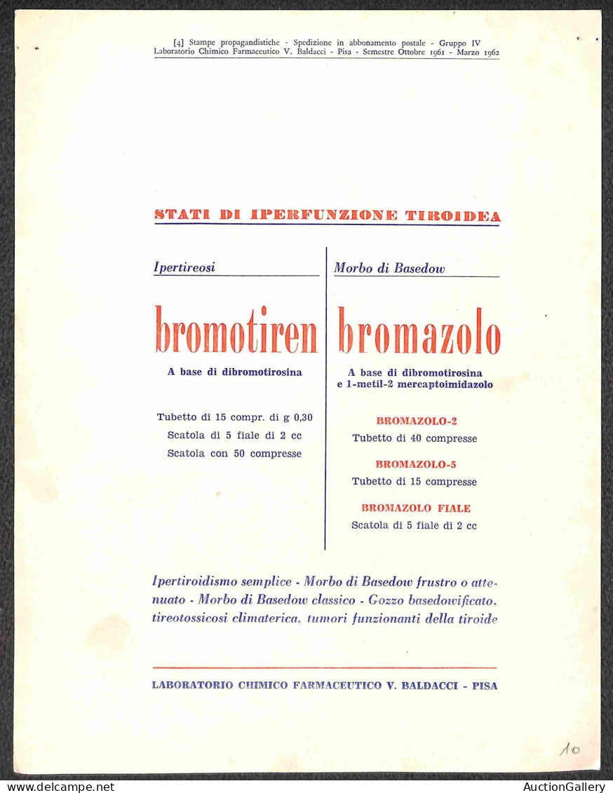Prefilateliche&Documenti - Documenti - Pubblicità Farmaceutiche - Quattro Locandine Illustrate (stampe Artistiche) Con A - Sonstige & Ohne Zuordnung