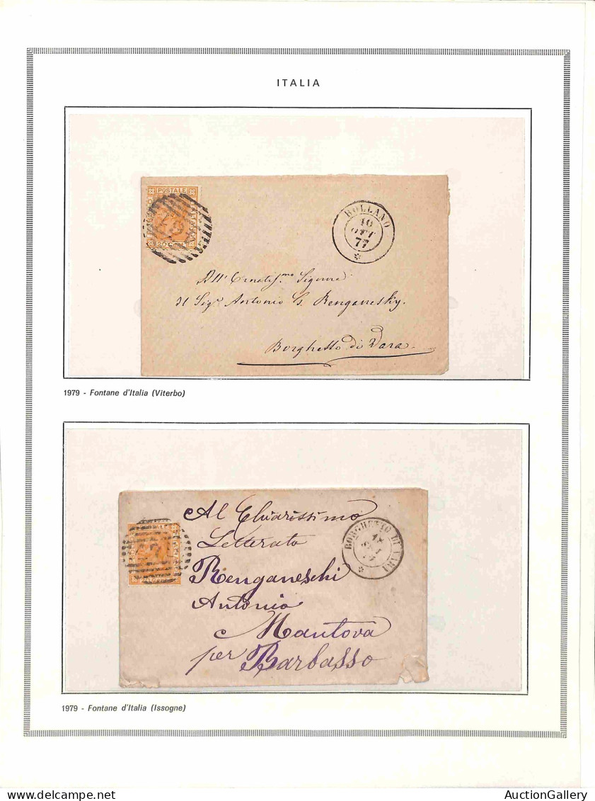 Lotti&Collezioni - Area Italiana - REGNO - 1872/1888 - Lotticino Di 8 Lettere Con Affrancature Del Periodo Su Quattro Fo - Autres & Non Classés